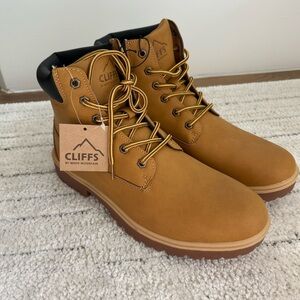 Cliffs by White Mountain Men's Brown Lace-Up Boots